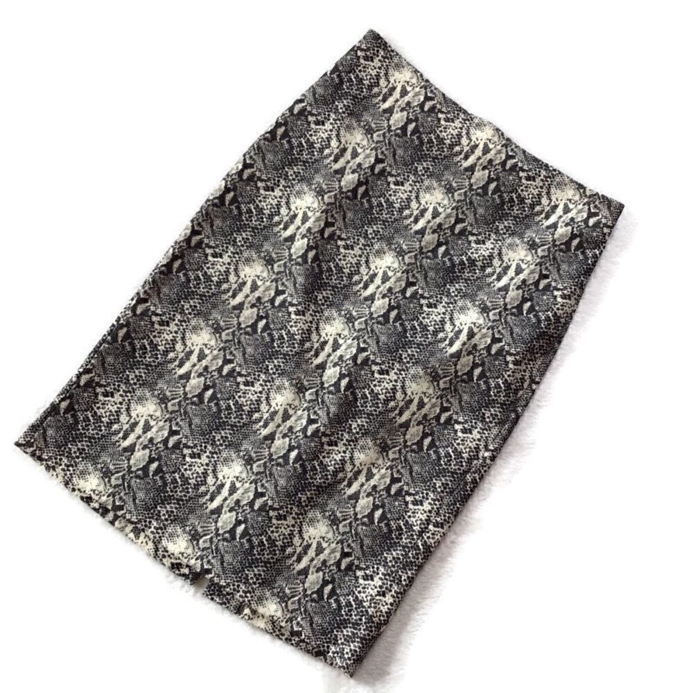 Katherine Barclay Montreal Snakeskin Pencil Skirt